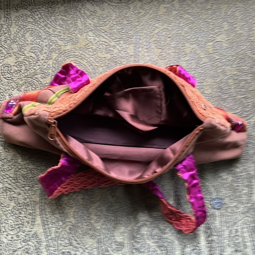 Handcrafted Multi-Textured Purse - image 7